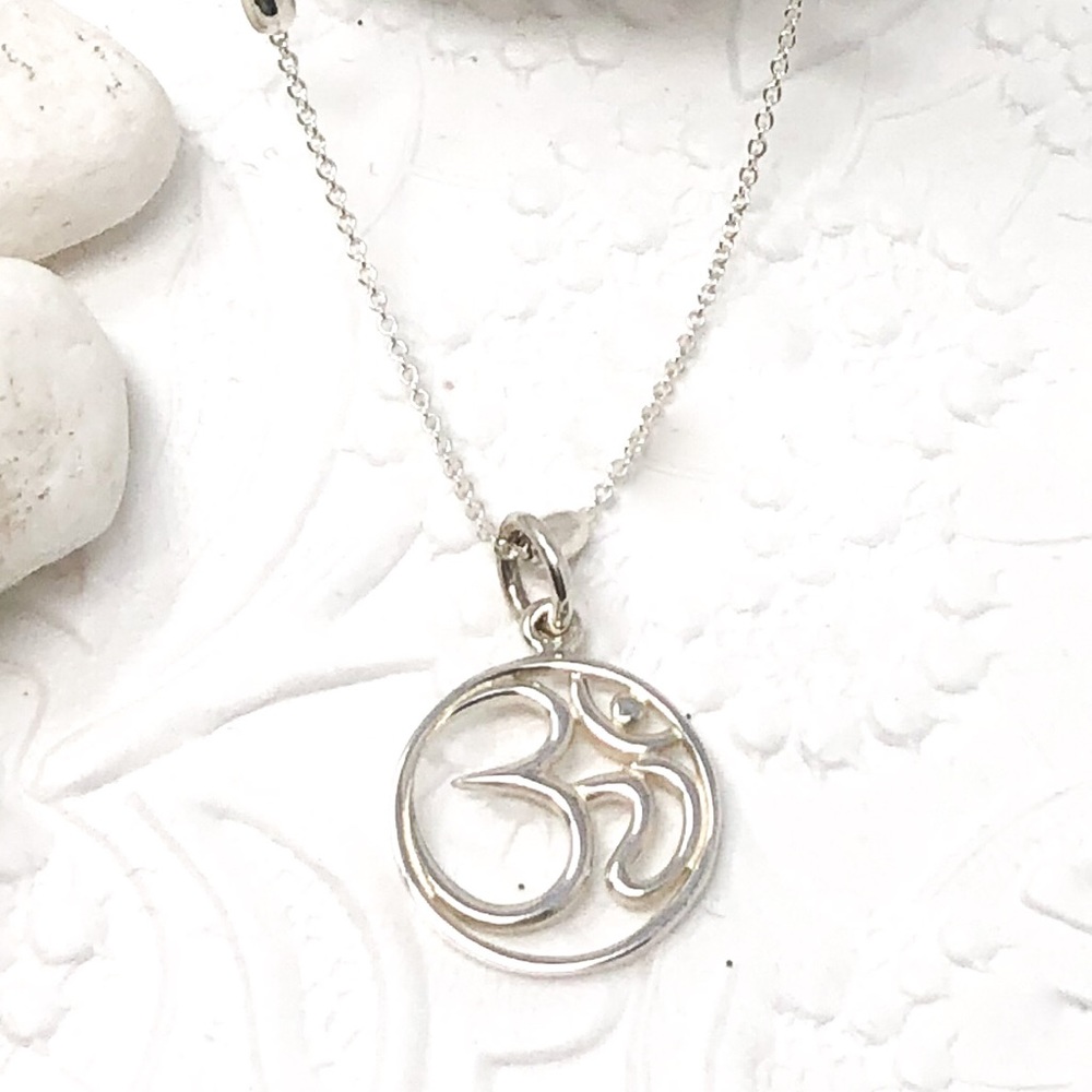 Sterling Silver “OM” Necklace